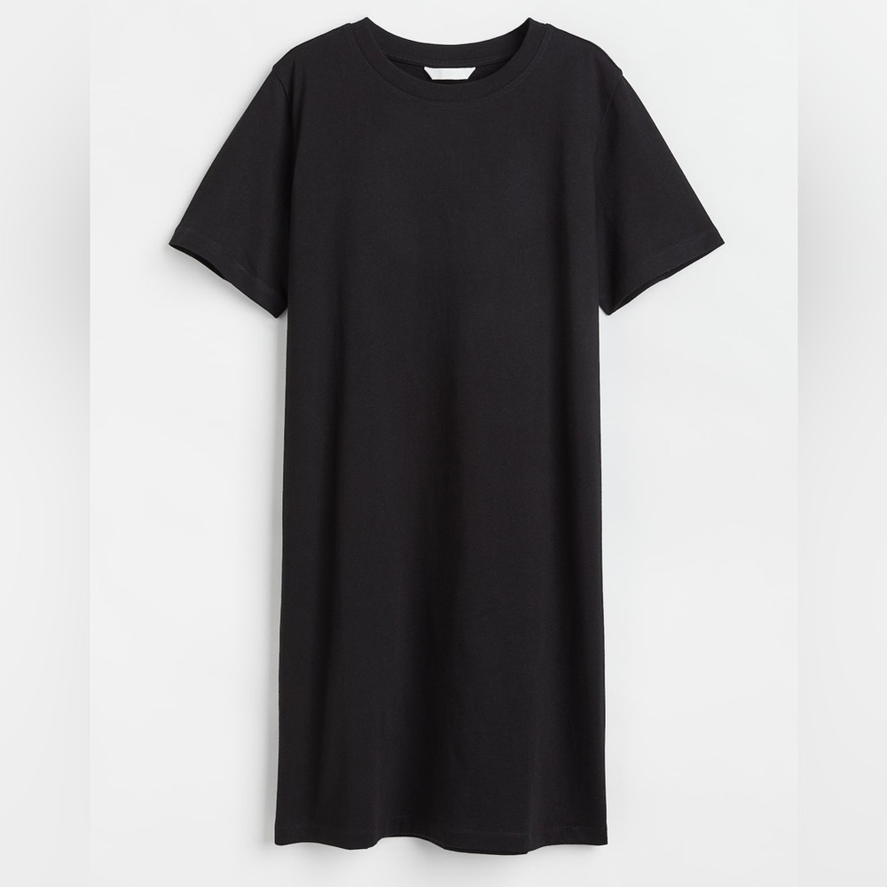 H&M black t-shirt dress